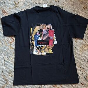 Supreme Navy Graphic T-Shirt